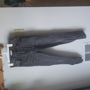 Zara Authentic Denim by TRF black skinny jeans with some rips